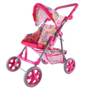 WOOPIE ROYAL Spacerówka Babakocsi Babáknak Szívek Színes