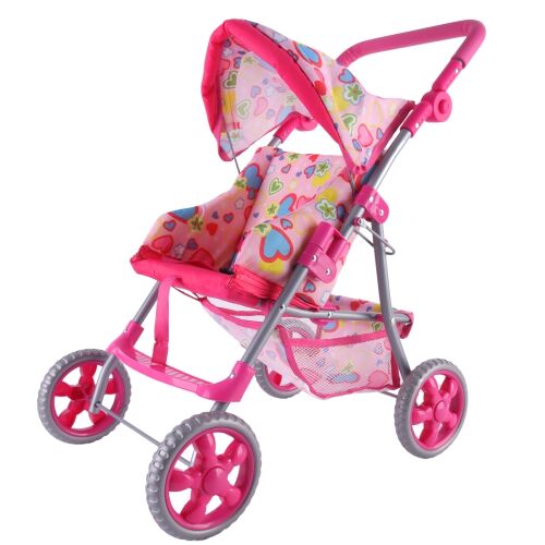 WOOPIE ROYAL Spacerówka Babakocsi Babáknak Szívek Színes 145272596