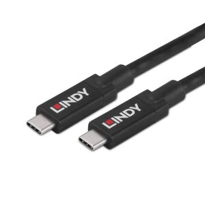 Lindy 43411 USB kábel USB 3.2 Gen 2 (3.1 Gen 2) 8 m USB C Fekete 145272805 - Adatkábel