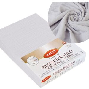 Matex Lepedő 90 x 200 Rugalmas Szegéllyel Matex MUSLIN 42 145273432 - Lakberendezés