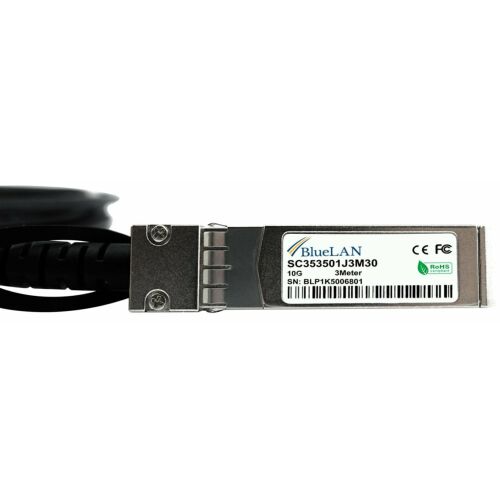 HPE kompatibilis X240 10GBASE-CR SFP+ SFP+ DAC 1.2M AWG30 145273459