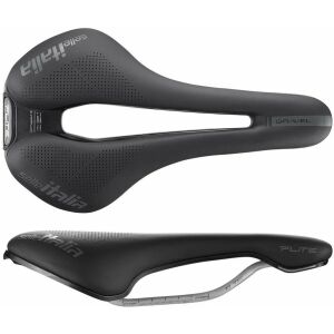 NYEREG SELLE ITALIA FLITE BOOST GRAVEL TI316 SUPERFLOW L (id match L3), 232g, Fekete (NEW 2025) 145273637 - Kerékpár alkatrész