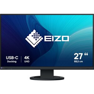 EIZO FlexScan EV2740S-BK - 27"-os IPS LCD monitor, 4K UHD 3840 x 2160 (16:9), USB-C csatlakozó (fekete) 145273864 - Monitor