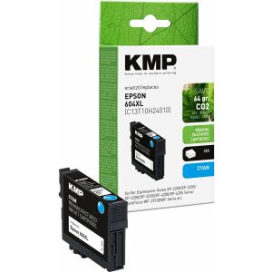 KMP Patrone Epson 604XL (T10H2) cián 350 S. 5ml újra gyártott