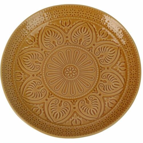 Kerámia tányér barázdált mintával, Ø 26,5 cm