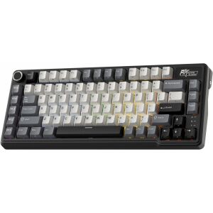 ROYAL KLUDGE RK L75 Knight Black Gaming Billentyűzet Cream kapcsolóval