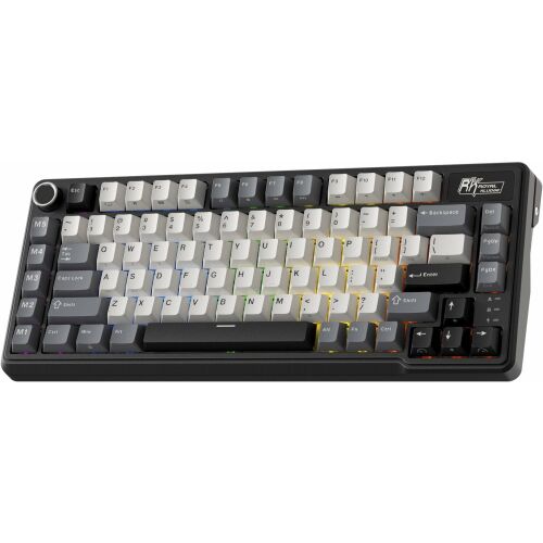 ROYAL KLUDGE RK L75 Knight Black Gaming Billentyűzet Cream kapcsolóval 145275188