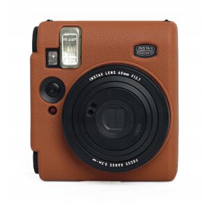 Tok Fuji Fujifilm Instax Mini 99 eset tok szilikon tok barna 145275622 - Fényképezőgép táska & tok