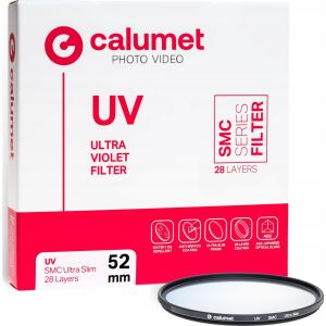 Calumet CALSASMC52 objektívszűrő fényképezőgéphez Ultraviola (UV) szűrő fényképezőgéphez 52 mm