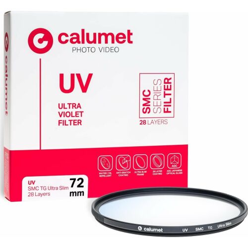Calumet UV Szűrő SMC TG 72 mm Ultra Slim 28 Réteg 145277792