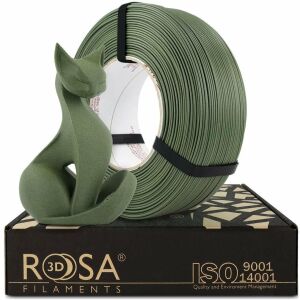Rosa3D Filament Utántöltő PLA-CF Matt Home Decor 1,75mm 1kg - Olívzöld