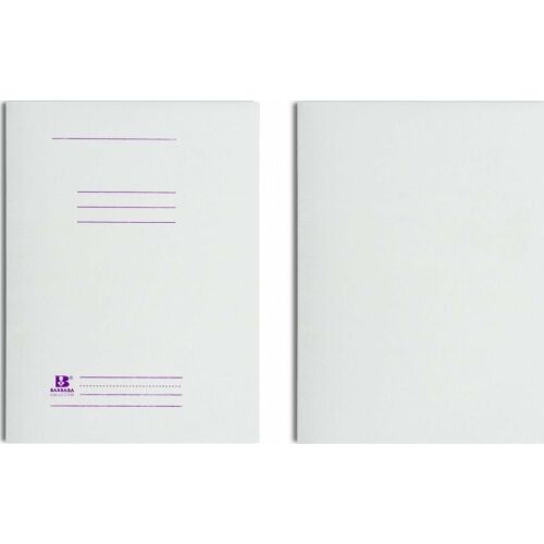 Barbara Skoroszyt z listwą A4 BARBARA 0820010BN biały tektura 350g 50szt 145277860