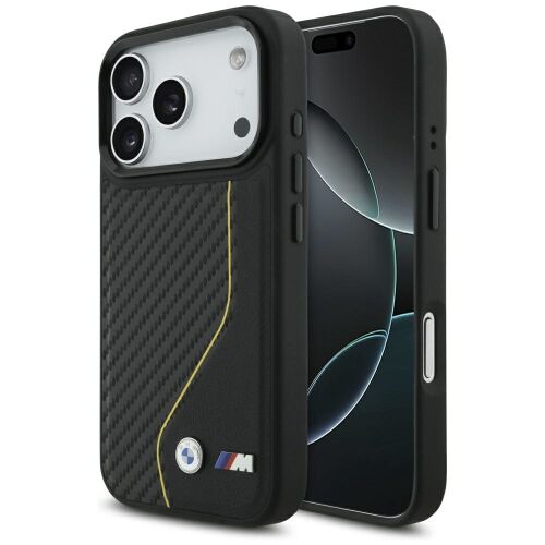 Etui BMW M Carbon Line & Logo MagSafe iPhone 17 Pro-hoz sárga 145278039 - BMW