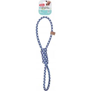 ZOLUX Kutya játék szakító hurkok kötél KÉK VIRÁG 50cm