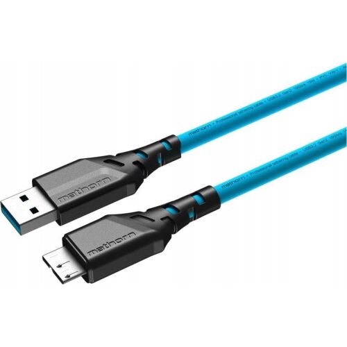 Ednet USB-A - micro-B USB kábel 5 m Kék (MTC-520) 145278595