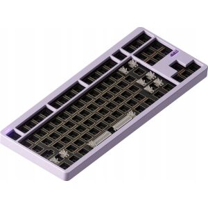 Nuphy - NuPhy Gem80 QMK/VIA vezeték nélküli egyéni mechanikus billentyűzet - Lila levegős mechanikus billentyűzet Nincs Nincs keycap 145278700 - Billentyűzet