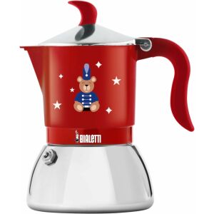 Bialetti - indukciós Fiammetta Joyful Christmas kávéfőző 2-es méretű piros 145279142 - Bialetti