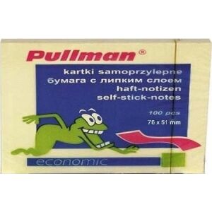 PULLMAN öntapadós jegyzetek 50x75 PULLMAN P0024 sárga 100 lap
