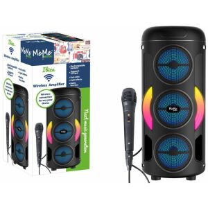 MEME VEZETÉK NÉLKÜLI HANGSZÓRÓ MIKROFONNAL ÉS LED FÉNNYEL (IBIZA) 145279434 - Audio