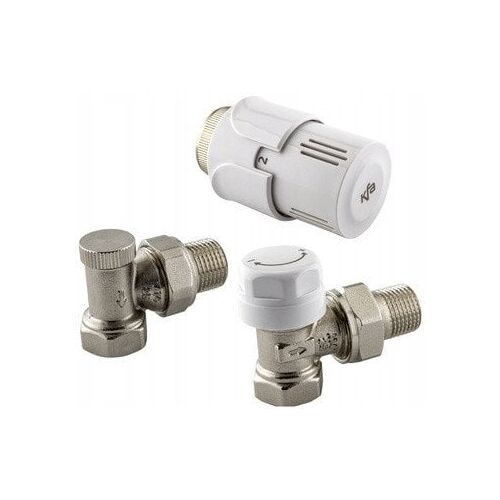 KFA termosztatikus radiátorkészlet, sarok, fehér 757-140-07-BL 145279758