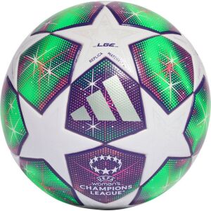 Adidas labdarúgó UCL 25/26 League Stage League lila-zöld-fehér JP1576 5