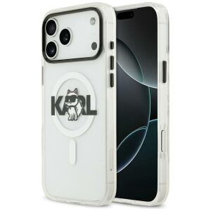 Karl Lagerfeld IML Choupette Sketch Logo MagSafe tok iPhone 17 átlátszó tok 145280133 - Telefontok