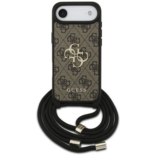 Guess 4G Big Logo Cord Stap Crossbody Case for iPhone Air Brown 145280138