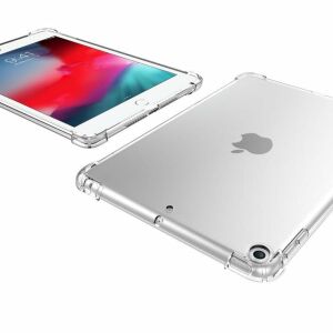 eStuff ORLANDO tiszta TPU tartó iPad 10.2 sarokvédővel