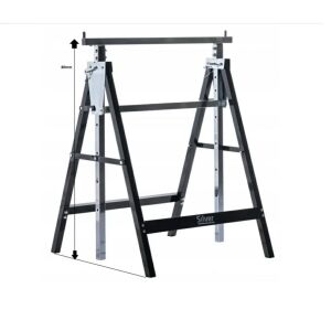 KOBYŁKA STOJAK REGULOWANA WYSOKOŚĆ 80-130cm /SILVER 145280451 - Narzędzie ręczne