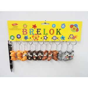 BRELOK PIES 12 SZTUK 145280564 - Brelok do kluczy