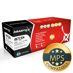 Toner Asarto do Canon 067CXN | 5105C002 | 2350 str. | cyan 145280580 - Toner do drukarki