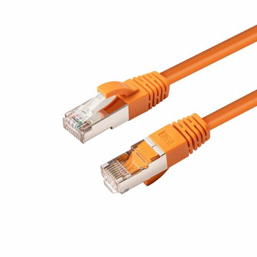 MicroConnect CAT6A S/FTP 30m narancs patch kábel - Patch kábel
