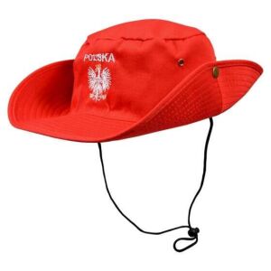 Arpex fehér-piros cowboy kalap (SP0568-1257)