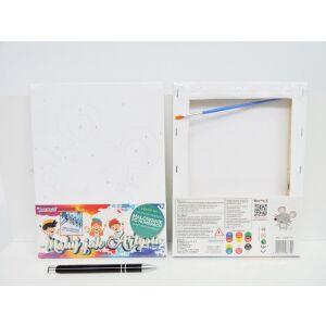 Gyermekeknek szóló kreatív készlet Norimpex Számok szerinti festés 18x24cm egér (NO-1008774)