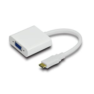MicroConnect HDMI Mini 19C-VGA adapter N-Ő HDMI Mini típus - VGA, fehér Támogatja: 1920 x 1080p @60Hz 145281059 - VGA átalakító