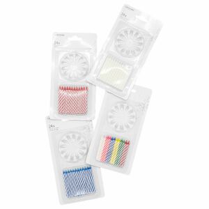 Set de 24 lumânări cu 12 suporturi 5053 preț mixt pe 1 bucată 145281182 - Decoratiuni pentru tort