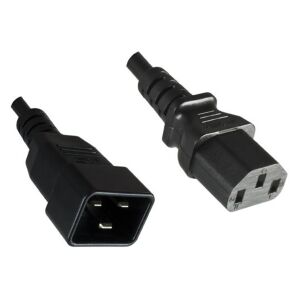 MicroConnect tápkábel PowerCord C13-C20 0.5M Fekete 145281207 - Kábel