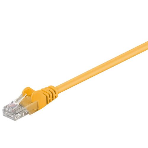 MicroConnect U/UTP Cat5e 0.25M Sárga Patch Kábel - UTP kábel