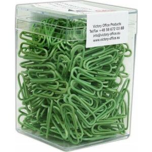 Victory Office Product IRODAI GEMKAPCSOK VICTORY OFFICE 28MM 300 DB KÖR PASTEL SZÍNŰ TÜRKIZ MÜANYAG TARTÁLY 145281686 - Gemkapocs