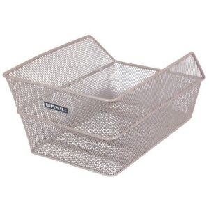 Csomagtartó kosár BASIL CENTO Basil Cento, acél, sűrű háló, állandó rögzítésű (a rögzítő anyaggal együtt), ferde, stabil