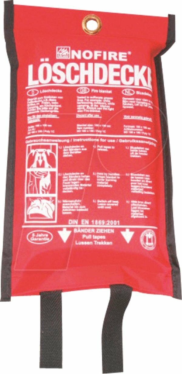No Fire NOFIRE Löschdecke NO 120x180 POLY 1C im Polybag