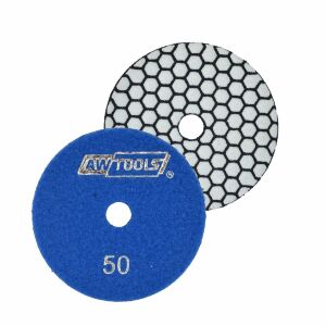 AW NAKŁADKA POLERSKA 100mm  GR.  50 S NA SUCHO 145281979 - Tarcza polerska