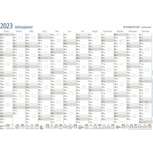 Staedtler Lumocolor Planner Anul 2024 Dimensiune A3 145281989
