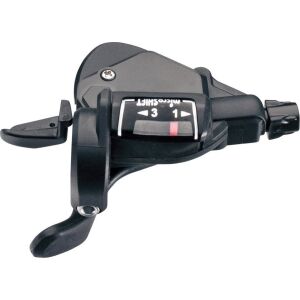 Microshift Váltókar MICROSHIFT, Bal, 3-sebességes, Shimano kompatibilis, Thumb Tap, Optikus váltójelző (NEW) 145282020 - Kerékpár hajtás