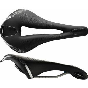 Selle Italia Nyereg SELLE ITALIA MAX FLITE GEL SUPERFLOW L (id match - L3) TI 316 Tube 7, fibra-tek, 320g fekete (ÚJ) 145282030 - Kerékpár alkatrész
