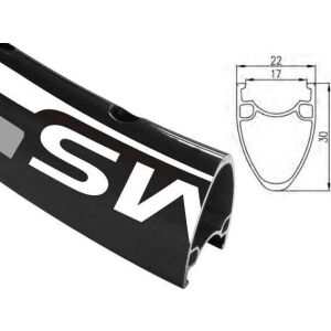 Alexrims Országúti kerék ALEXRIMS ATD550 700x32 Tubeless Ready Tárcsafék fekete 145282075 - Kerékpár kerék