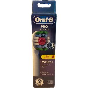 Oral-B ORAL-B BRAUN fej EB18-8 WHITE3D 145282305 - Fogkefe és szájzuhany pótfej