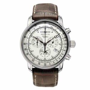 Zeppelin 7680-1 férfi karóra, kvarc, 42 mm, 10 ATM, ezüst 145282424 - Divat & Öltözködés