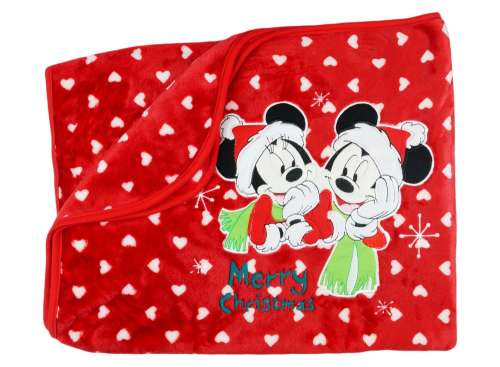 Disney wellsoft Takaró 90x150cm - Minnie és Mickey Mouse #piros 30490153