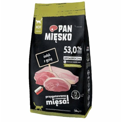 Macska száraztápor Törökország libával (felnőtt) ropogós S 1.6kg 145282455